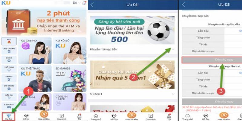 Cách tham gia nhận khuyến mãi Kubet88